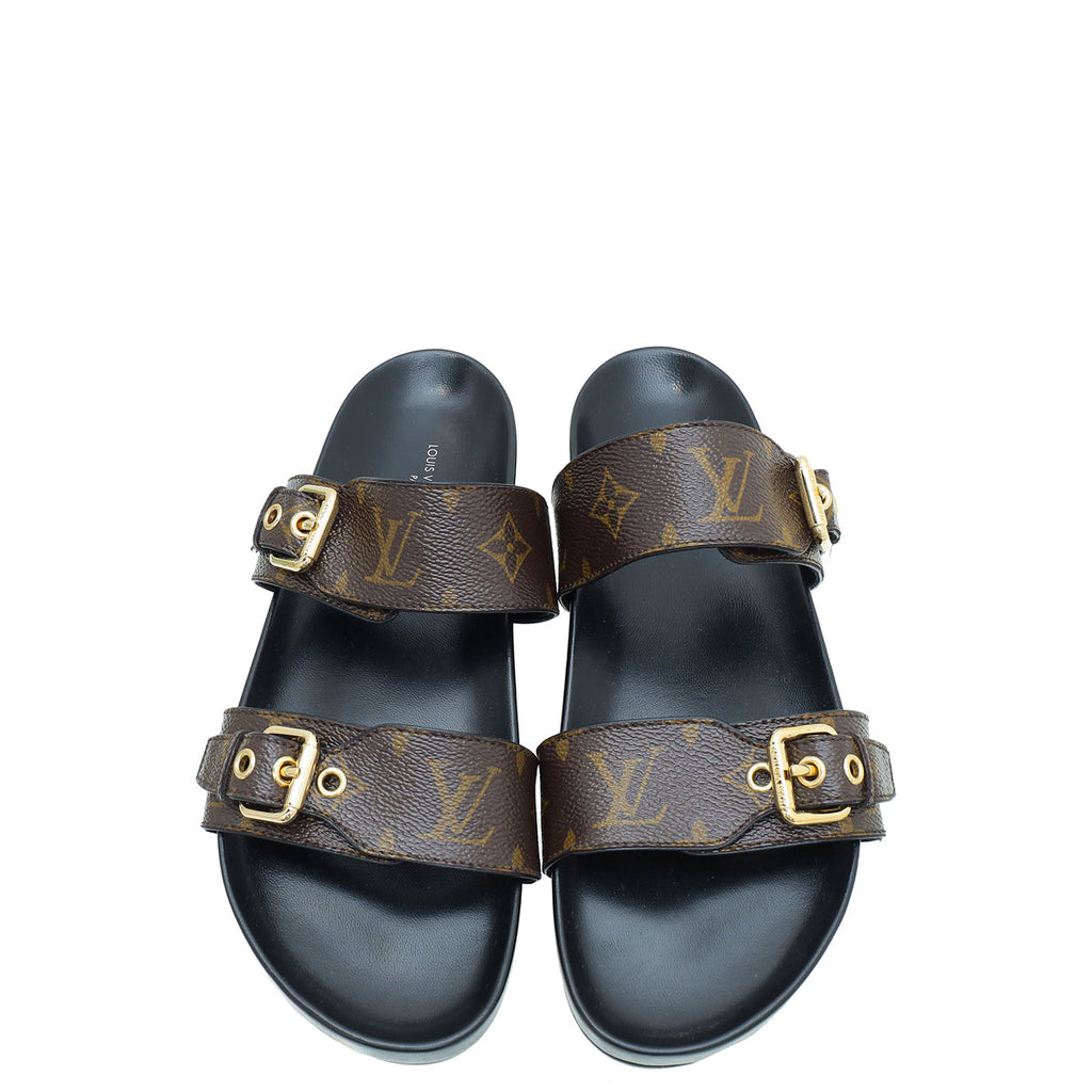 Louis Vuitton Monogram Bom Dia Flat Comfort Mule 40