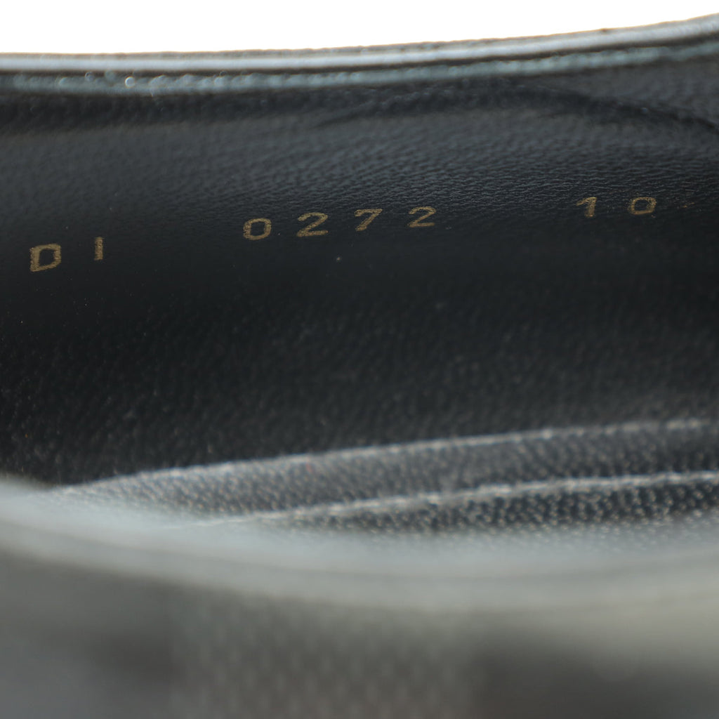 Louis Vuitton Black Minister Derby Mens Shoes 10