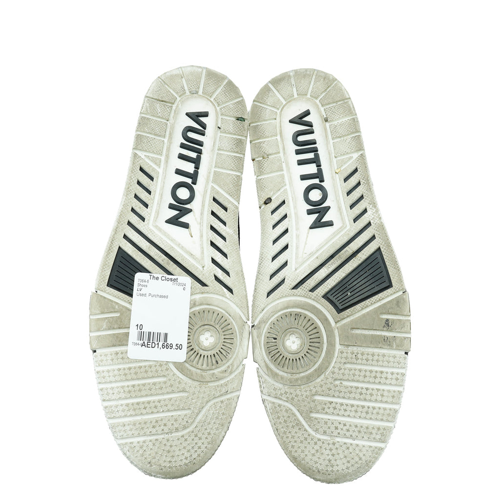 Louis Vuitton Bicolor Virgil Abloh's Signature Trainer Ankle Sneaker 10