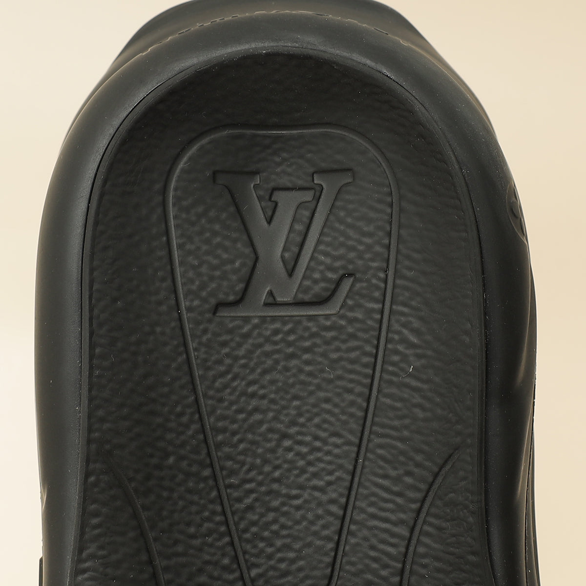 Louis Vuitton Black Monogram Embossed Pool 55 Flat Comfort Mule 36
