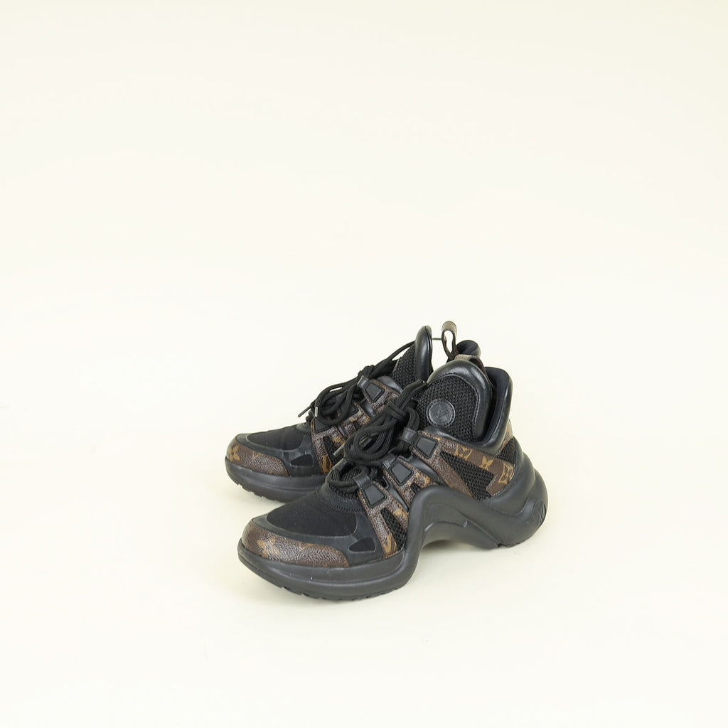 Louis Vuitton Black Monogram Archlight Sneakers 35.5