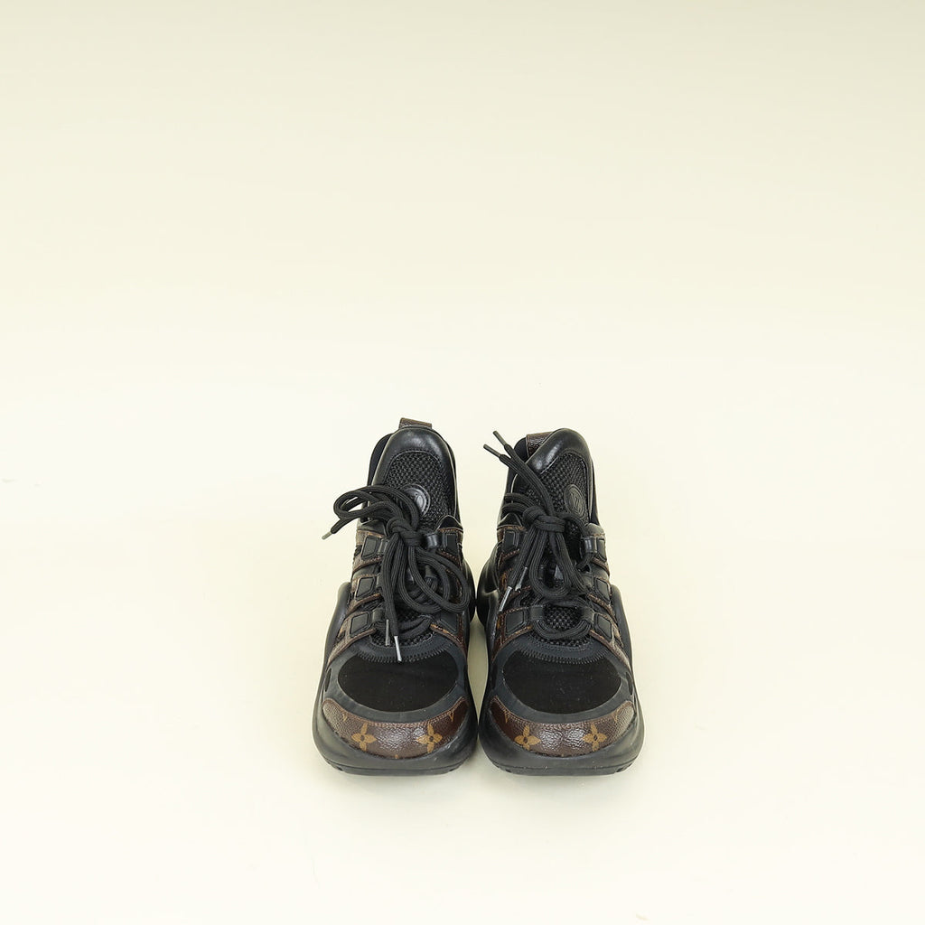 Louis Vuitton Black Monogram Archlight Sneakers 35.5