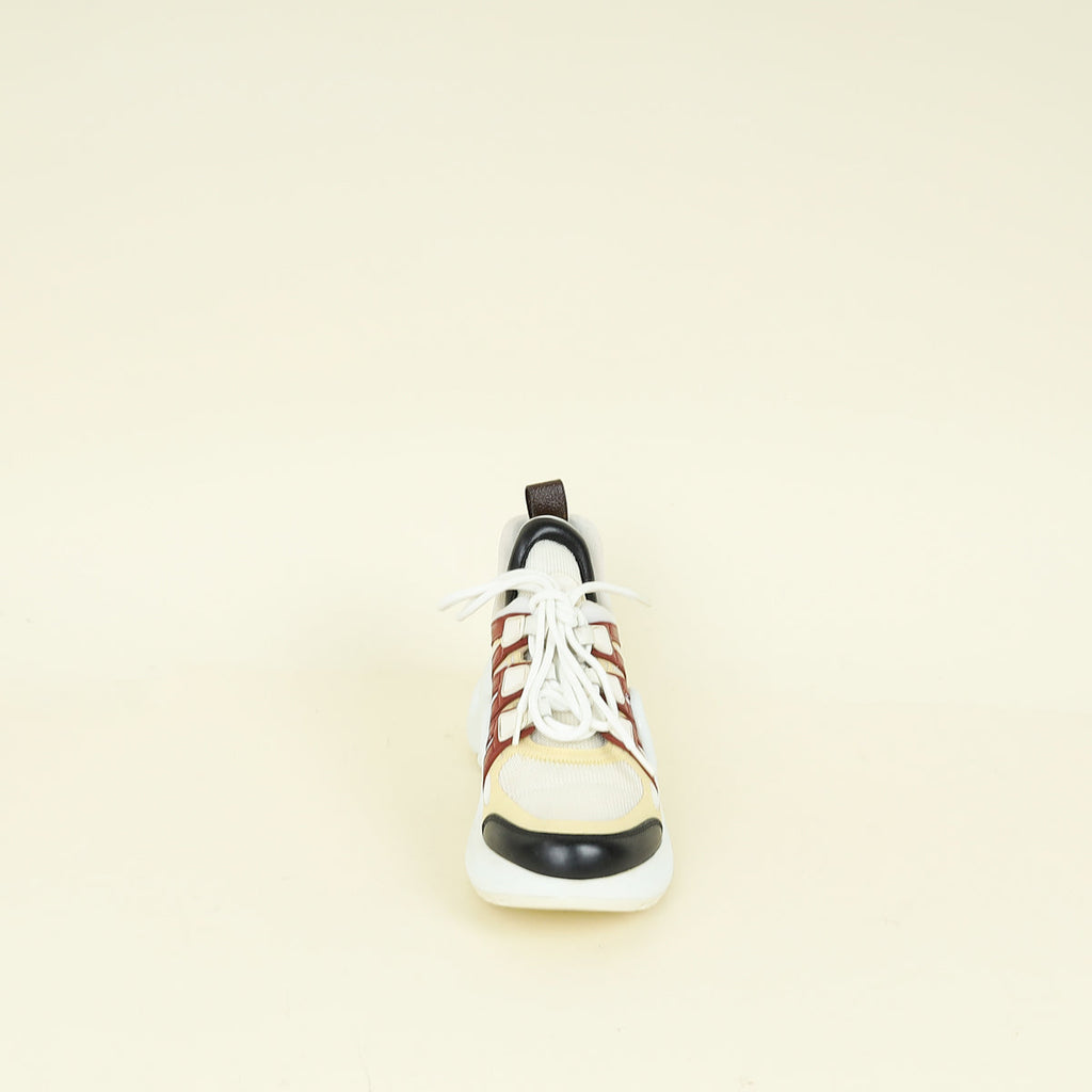Louis Vuitton White Multicolor Archlight Sneakers 35.5