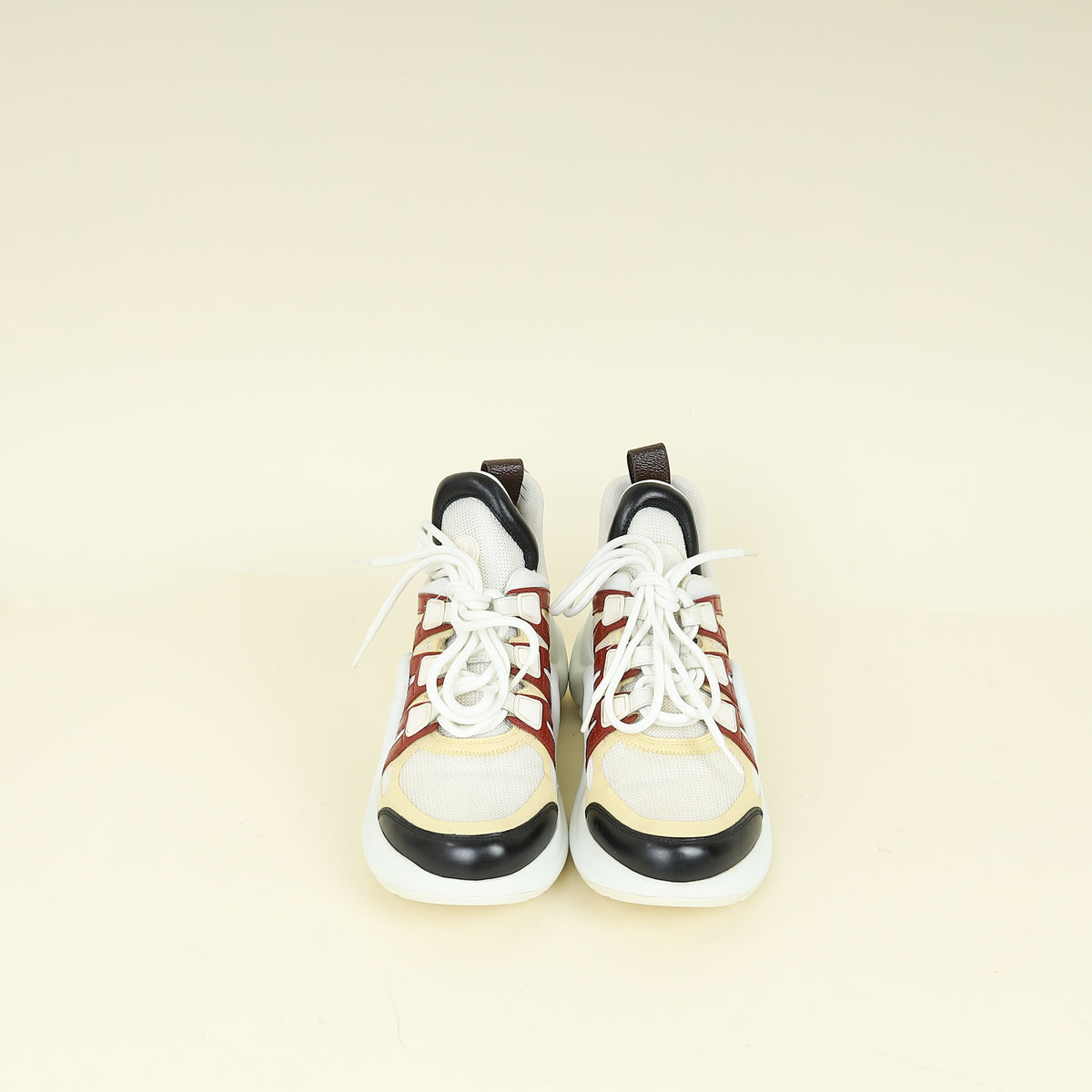 Louis Vuitton White Multicolor Archlight Sneakers 35.5