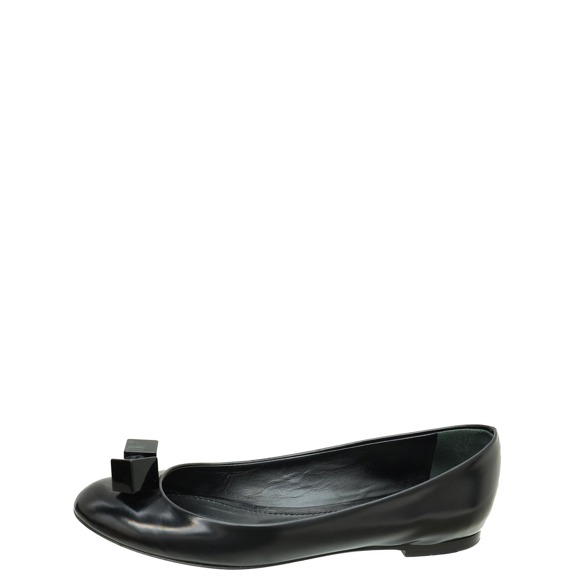 Louis Vuitton Black Dice Ballerina Flats 36.5