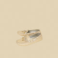 Louis Vuitton Light Gold Python Gloria Flat Loafer 36.5