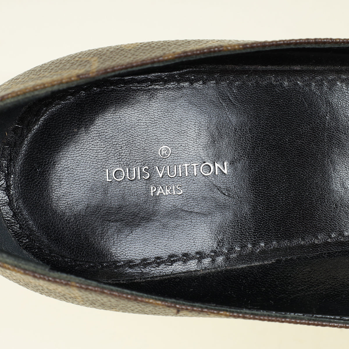 Louis Vuitton Monogram Black Cap Toe Fetish Pump 36.5