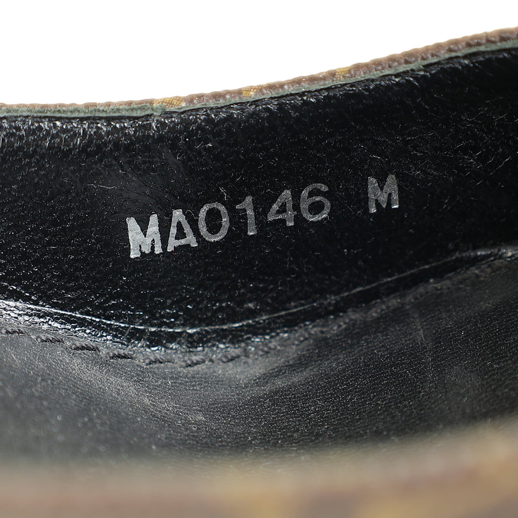 Louis Vuitton Monogram Black Cap Toe Fetish Pump 36.5
