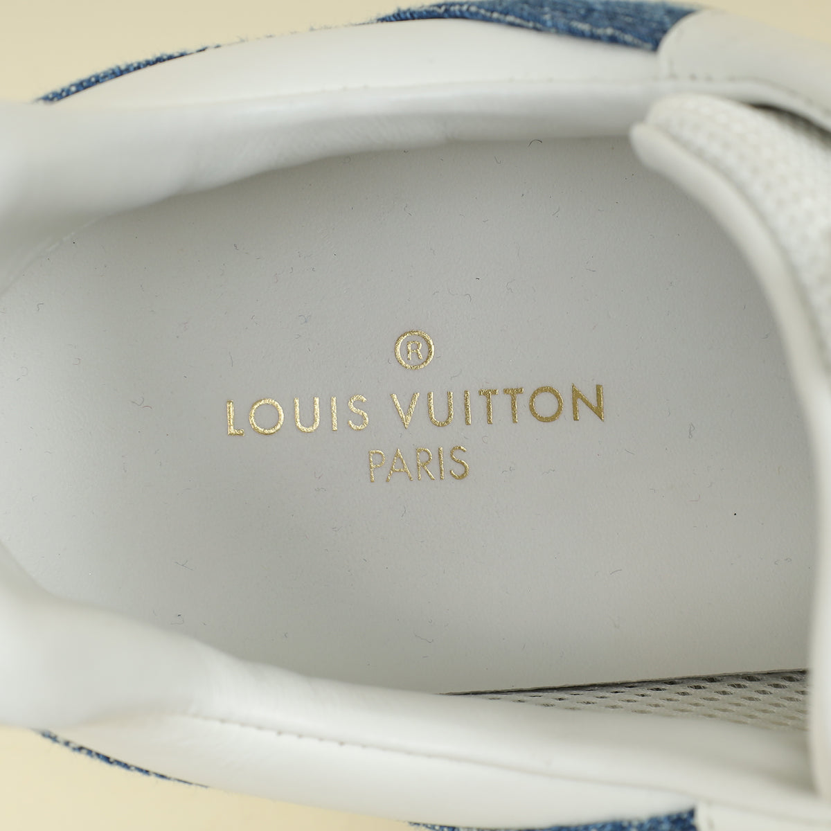 Louis Vuitton Bicolor Mesh & Denim Monogram Run Away Sneakers 36