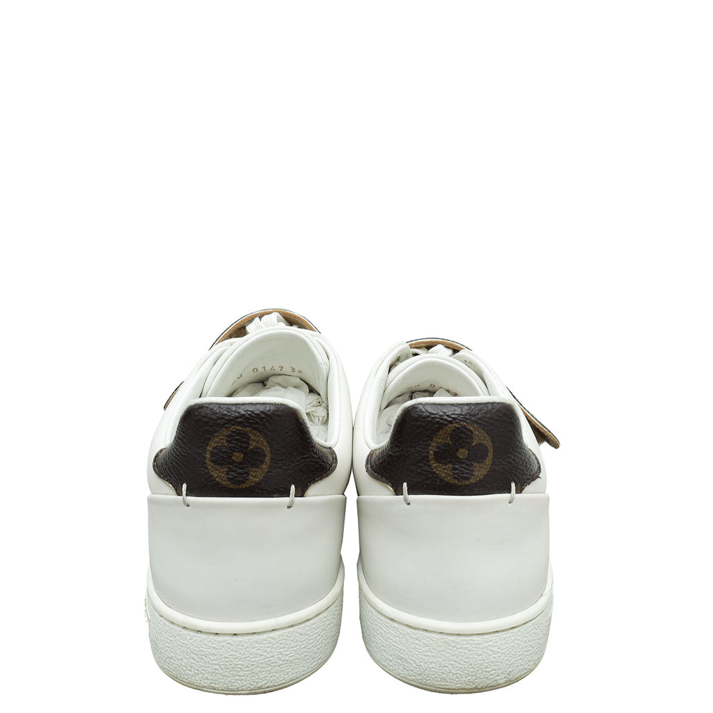 Louis Vuitton White Monogram Frontrow Sneaker 36