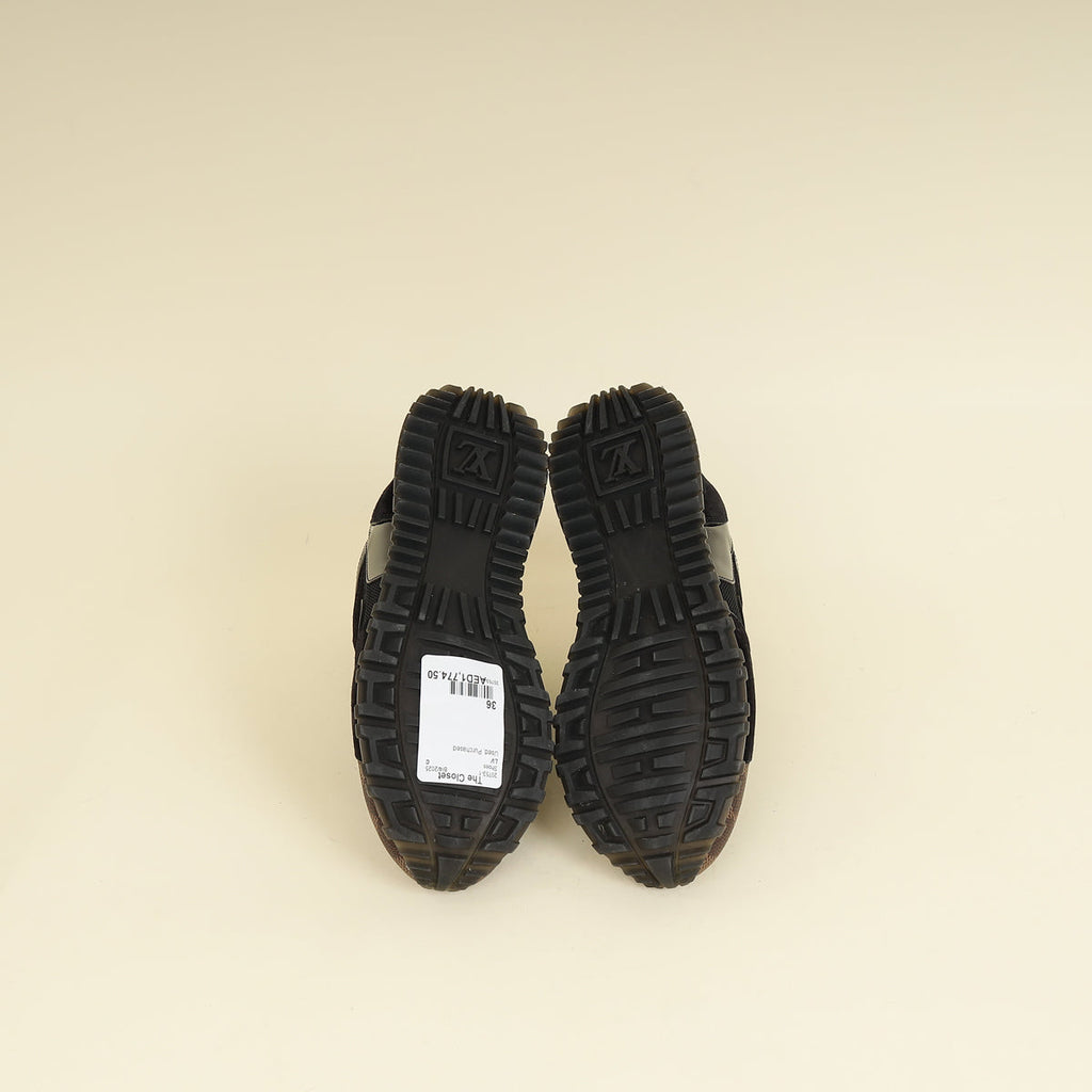 Louis Vuitton Damier Ebene Run Away Sneaker 36