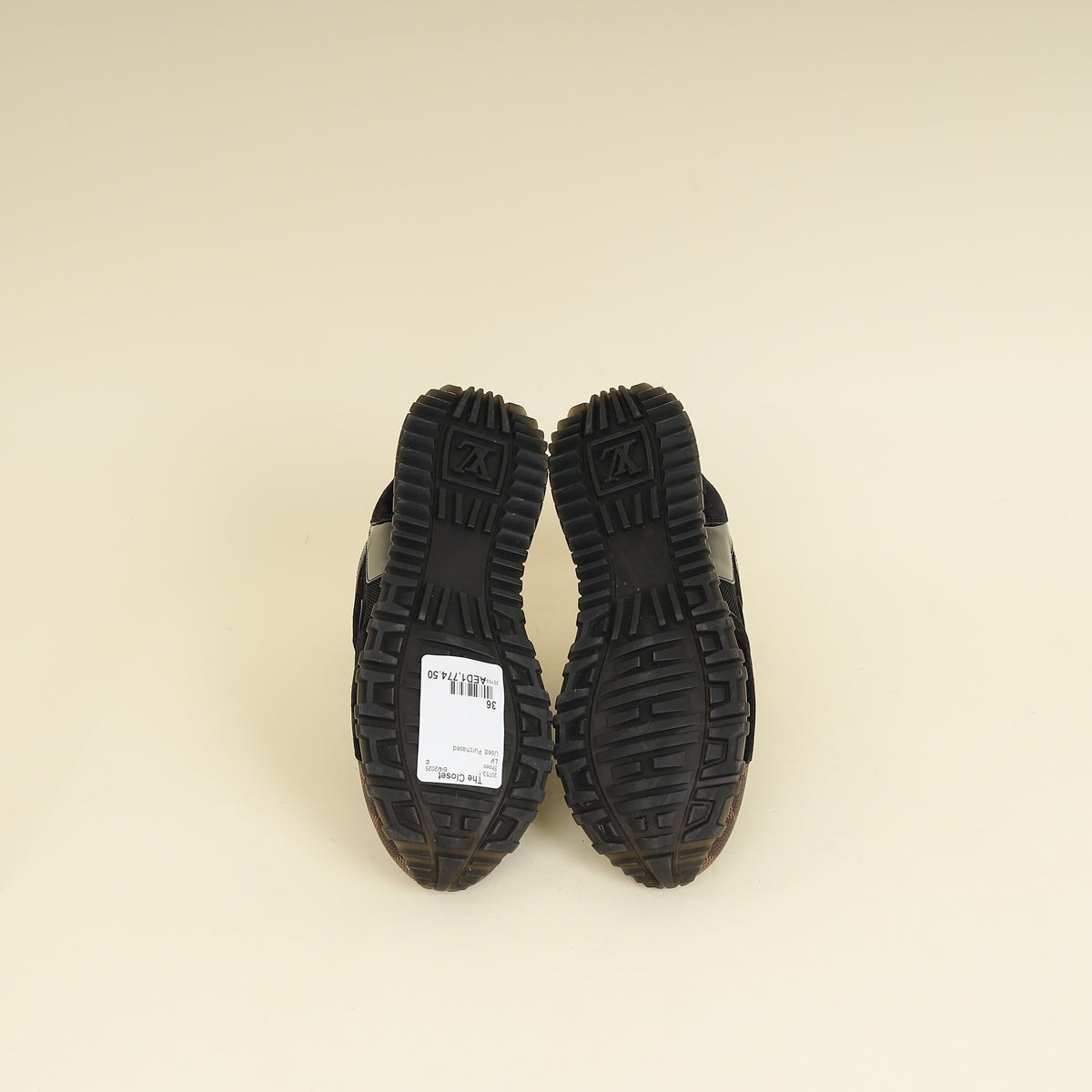 Louis Vuitton Damier Ebene Run Away Sneaker 36