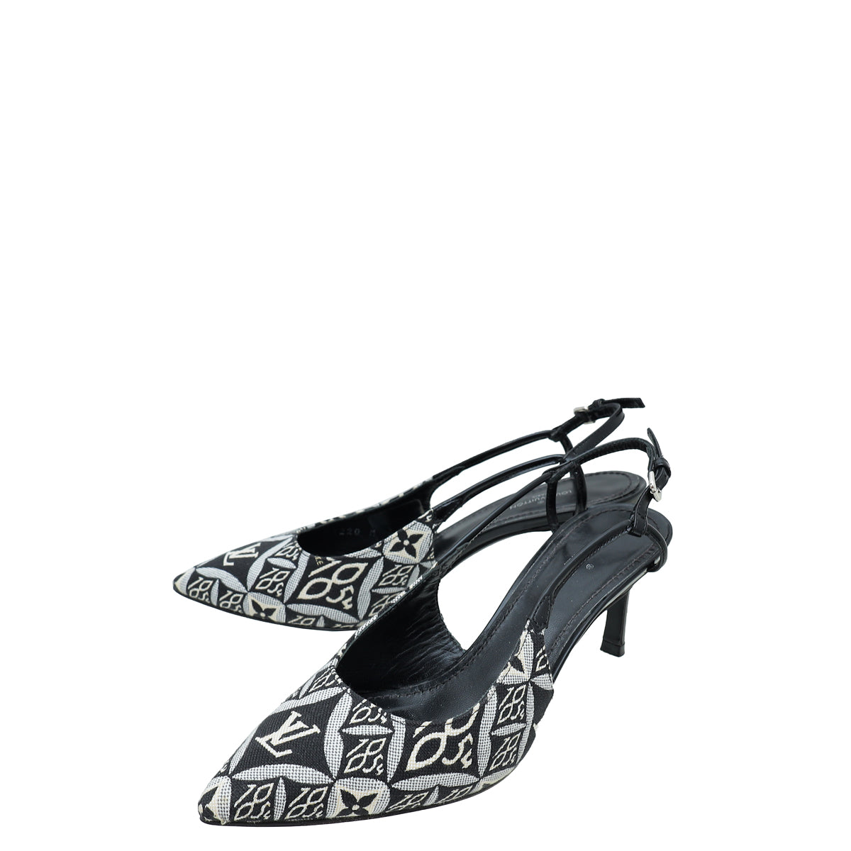 Louis Vuitton Bicolor Since 1854 Monogram Cherie Slingback 36