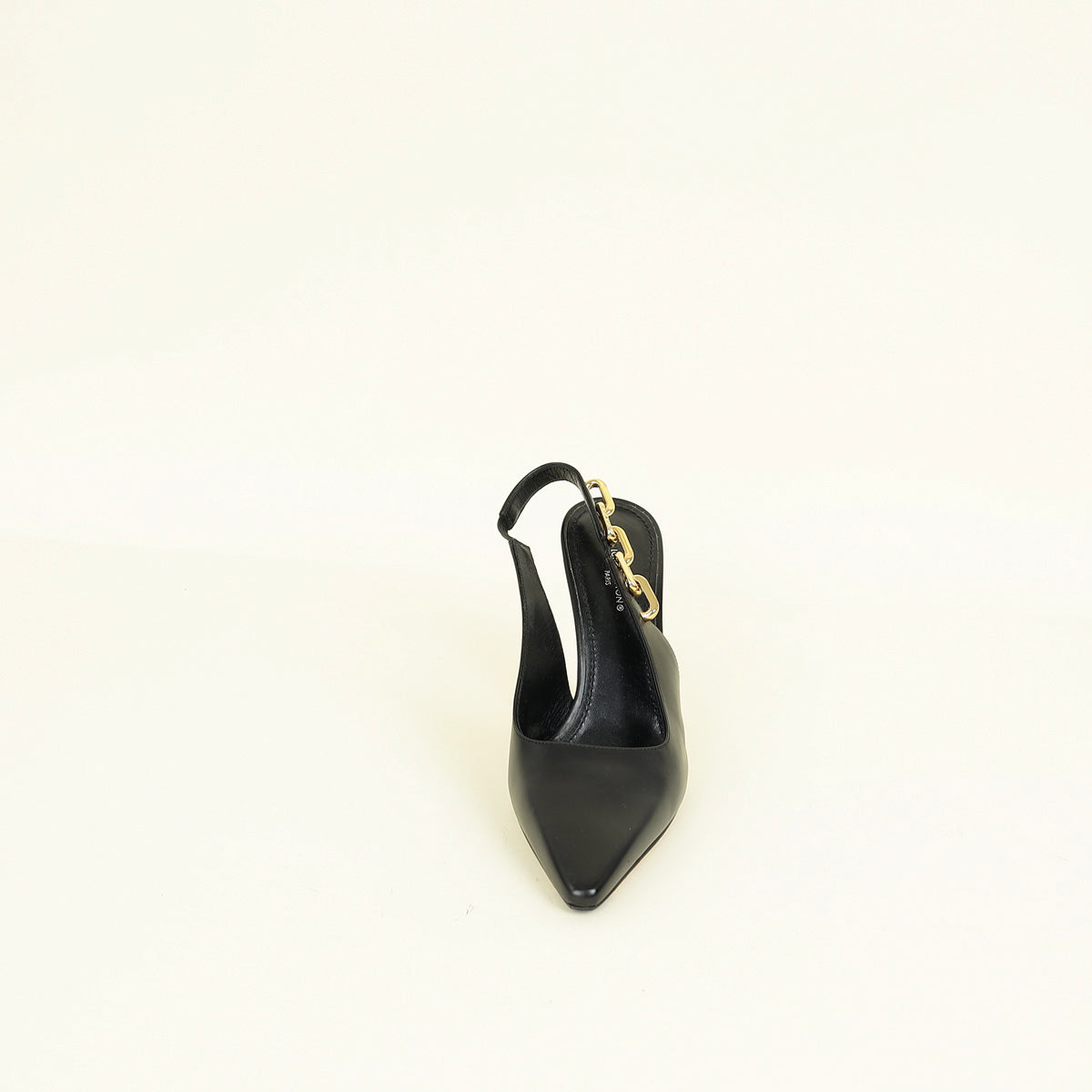 Louis Vuitton Black Sparkle Slingback Pumps 36