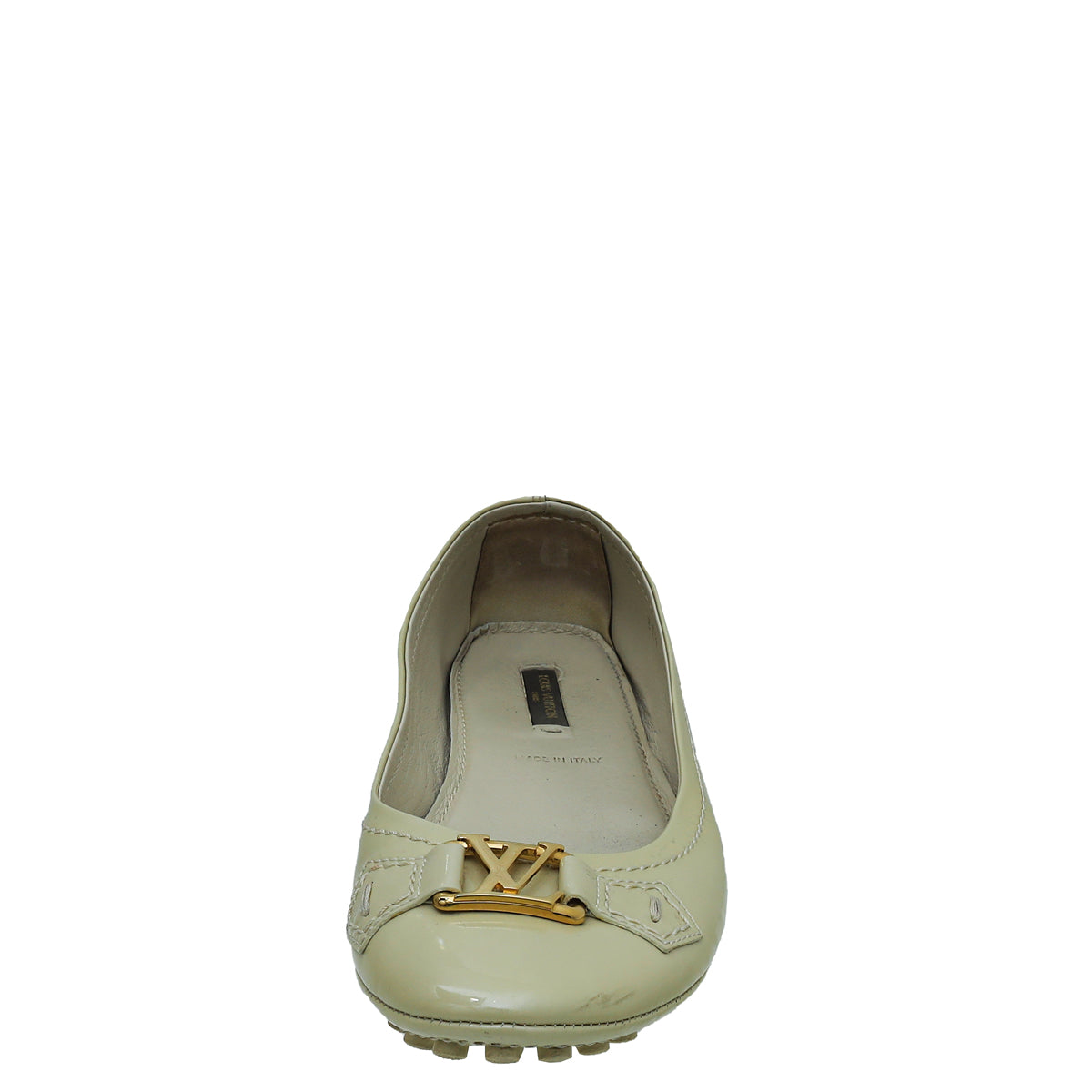 Louis Vuitton Beige Oxford Ballerina Flats 37.5