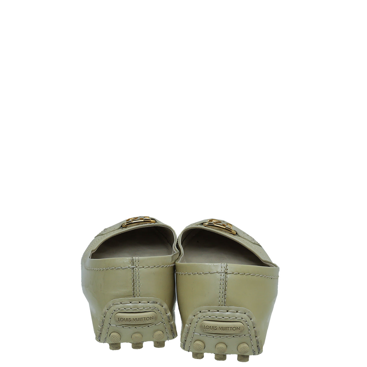 Louis Vuitton Beige Oxford Ballerina Flats 37.5