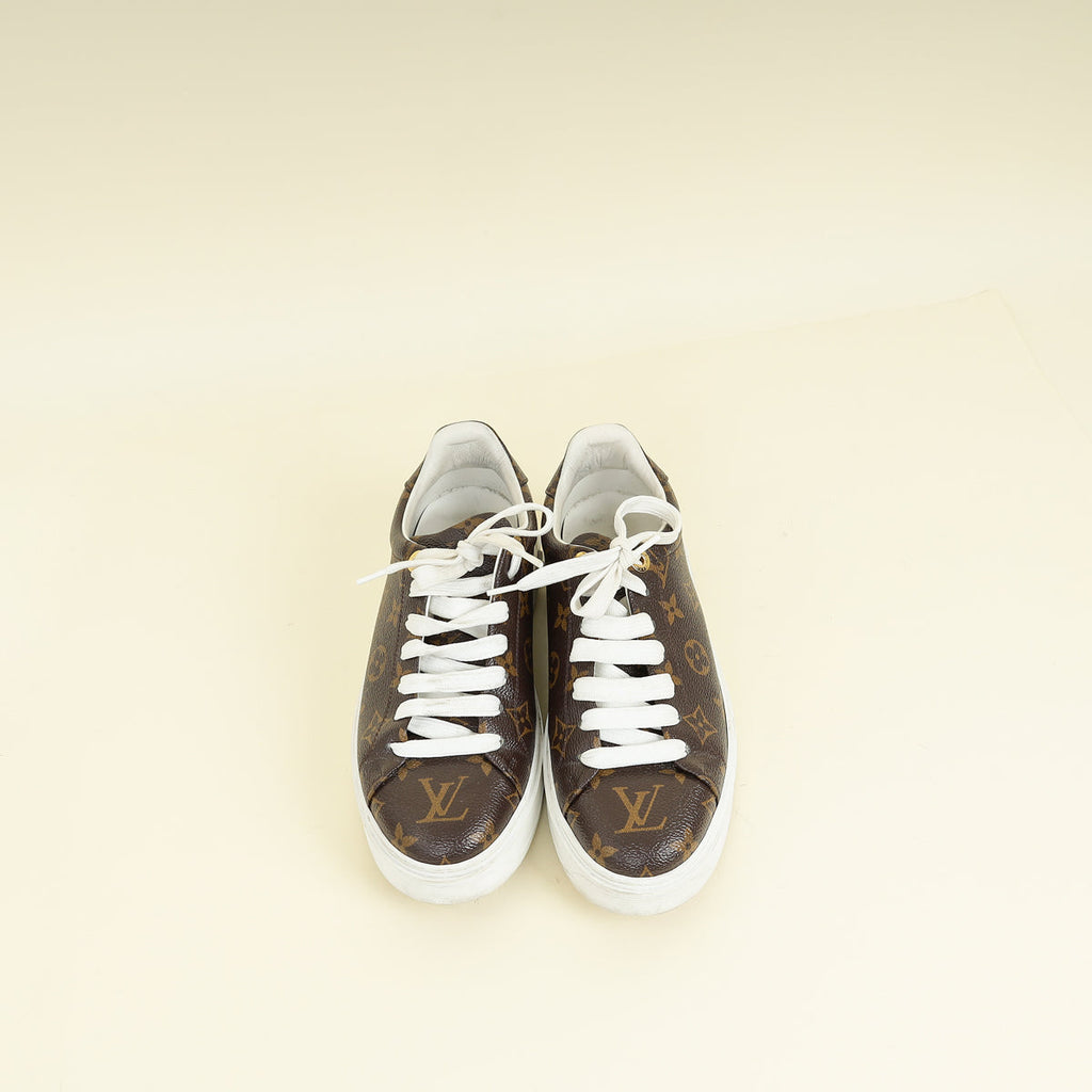 Louis Vuitton Monogram Time Out Sneaker 37.5