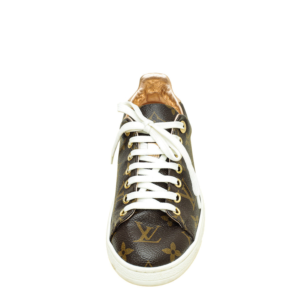 Louis Vuitton Monogram Bronze Frontrow Sneaker 37