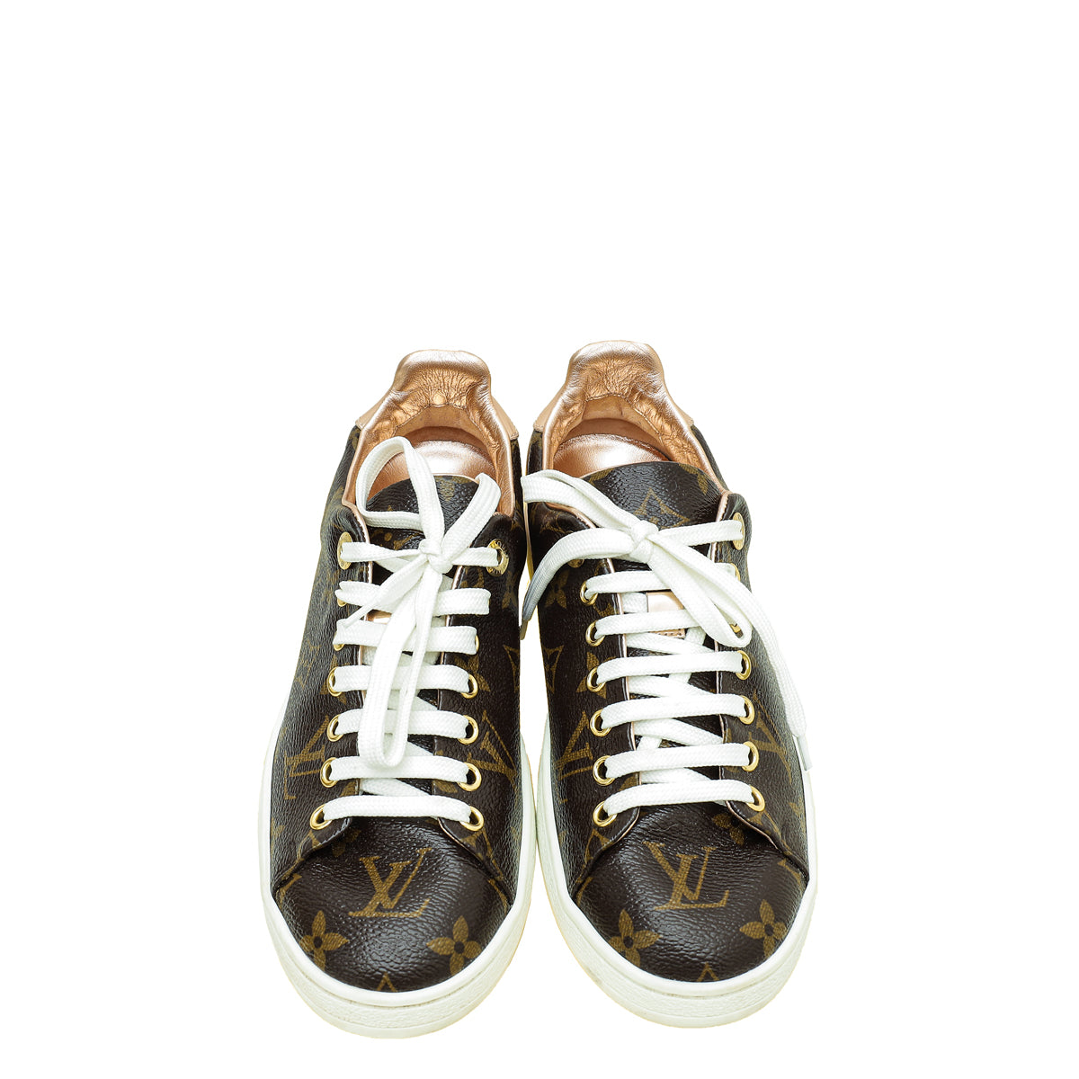 Louis Vuitton Monogram Bronze Frontrow Sneaker 37
