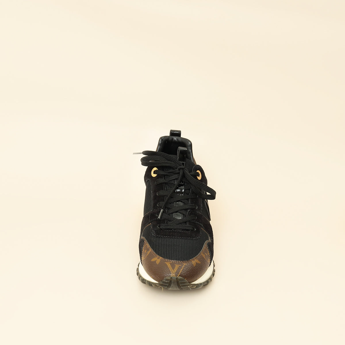 Louis Vuitton Monogram Black Run Away Sneaker 37