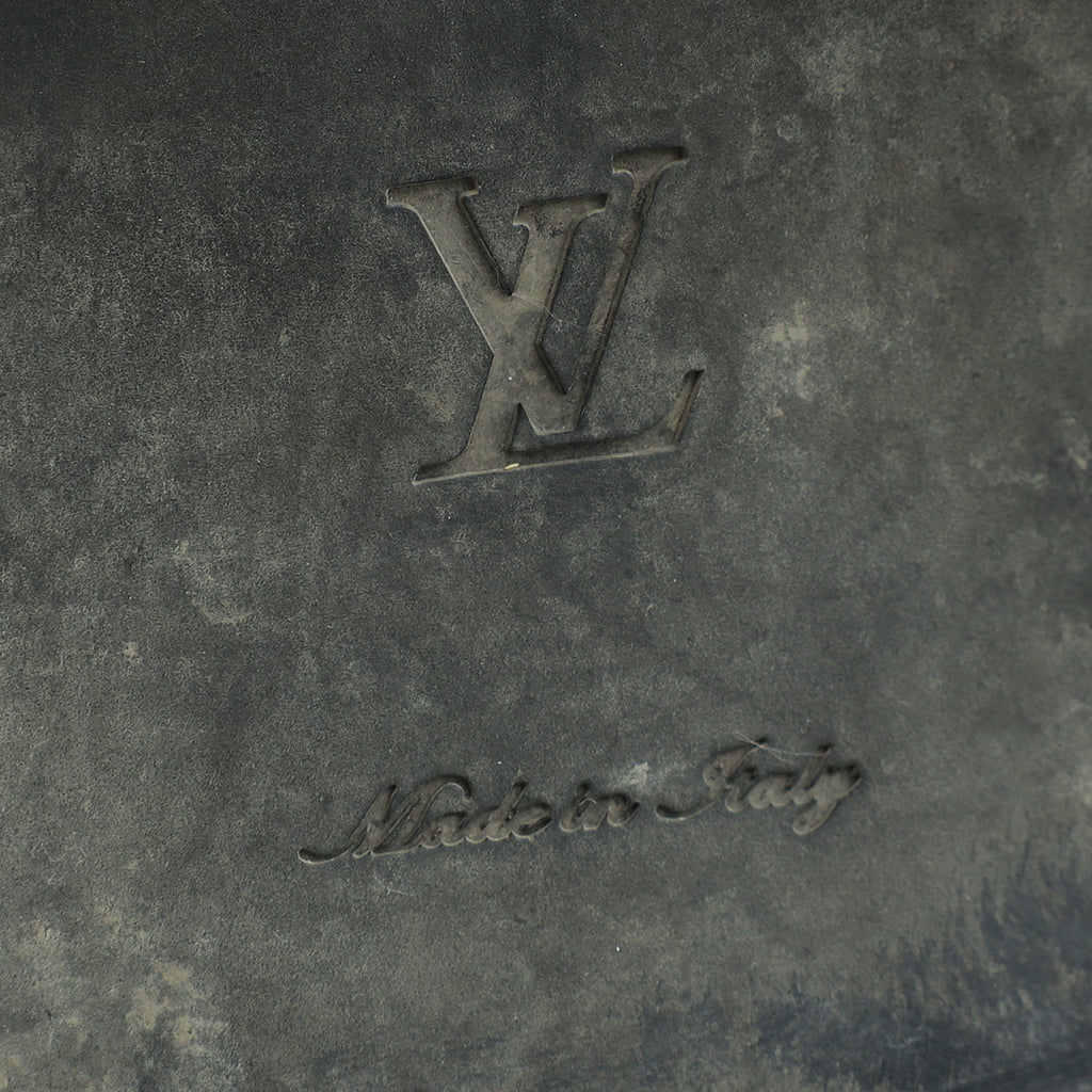 Louis Vuitton Black Wonderland Flat Ranger Boots 37