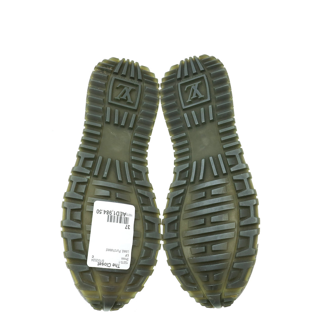 Louis Vuitton Bicolor Monogram Run Away Sneaker 37