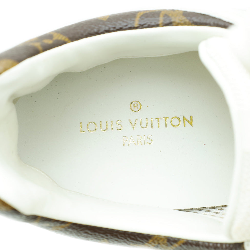 Louis Vuitton Bicolor Monogram Run Away Sneaker 37