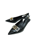 Louis Vuitton Black Vernis Insider Slingback Pump 37