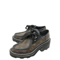 Louis Vuitton Monogram Black Beaubourg Platform Derby 37