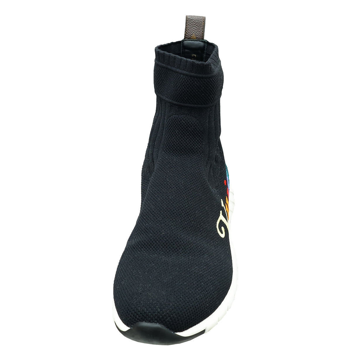 Louis Vuitton Black Aftergame Socks Ankle Sneaker 37