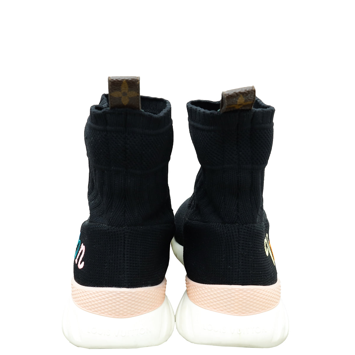 Louis Vuitton Black Aftergame Socks Ankle Sneaker 37