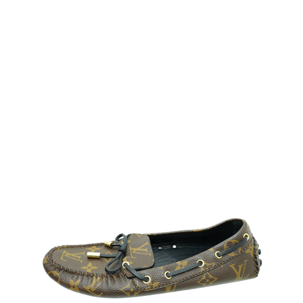 Louis Vuitton Monogram Gloria Flat Loafers 37