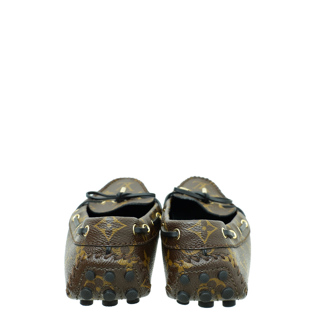 Louis Vuitton Monogram Gloria Flat Loafers 37