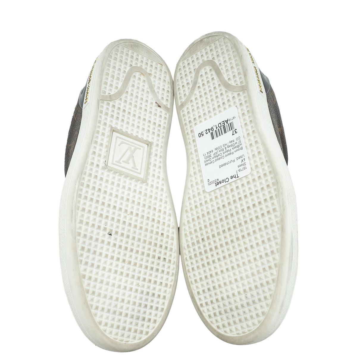 Louis Vuitton Bicolor Monogram Frontrow Sneakers 37