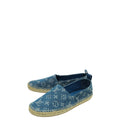 Louis Vuitton Blue Monogram Denim Starboard Espadrille Flats 38
