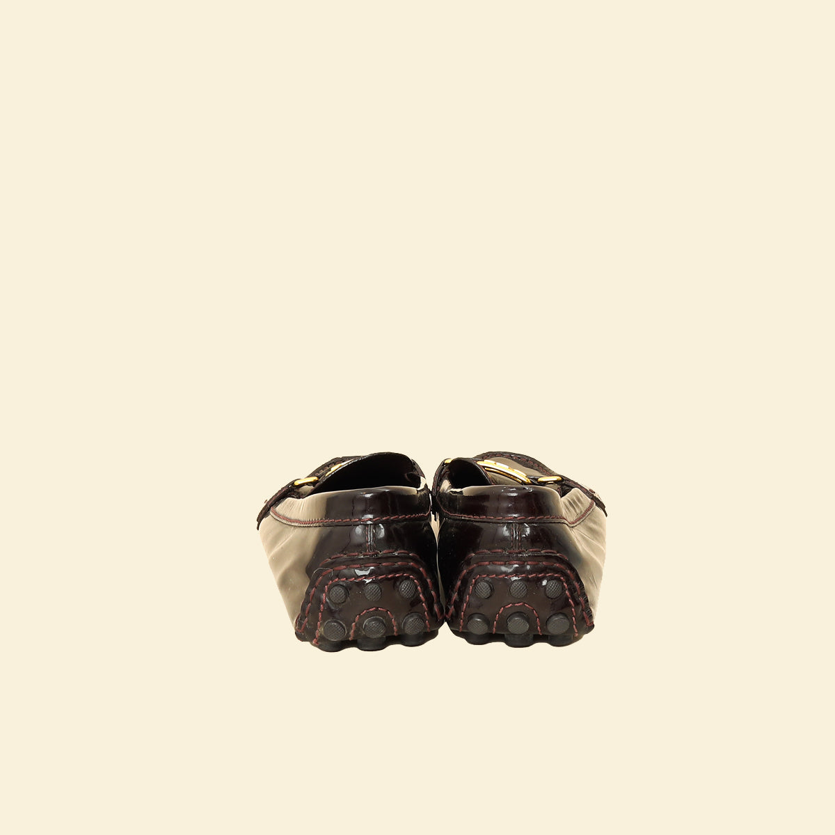 Louis Vuitton Amarante Initial Loafers 38