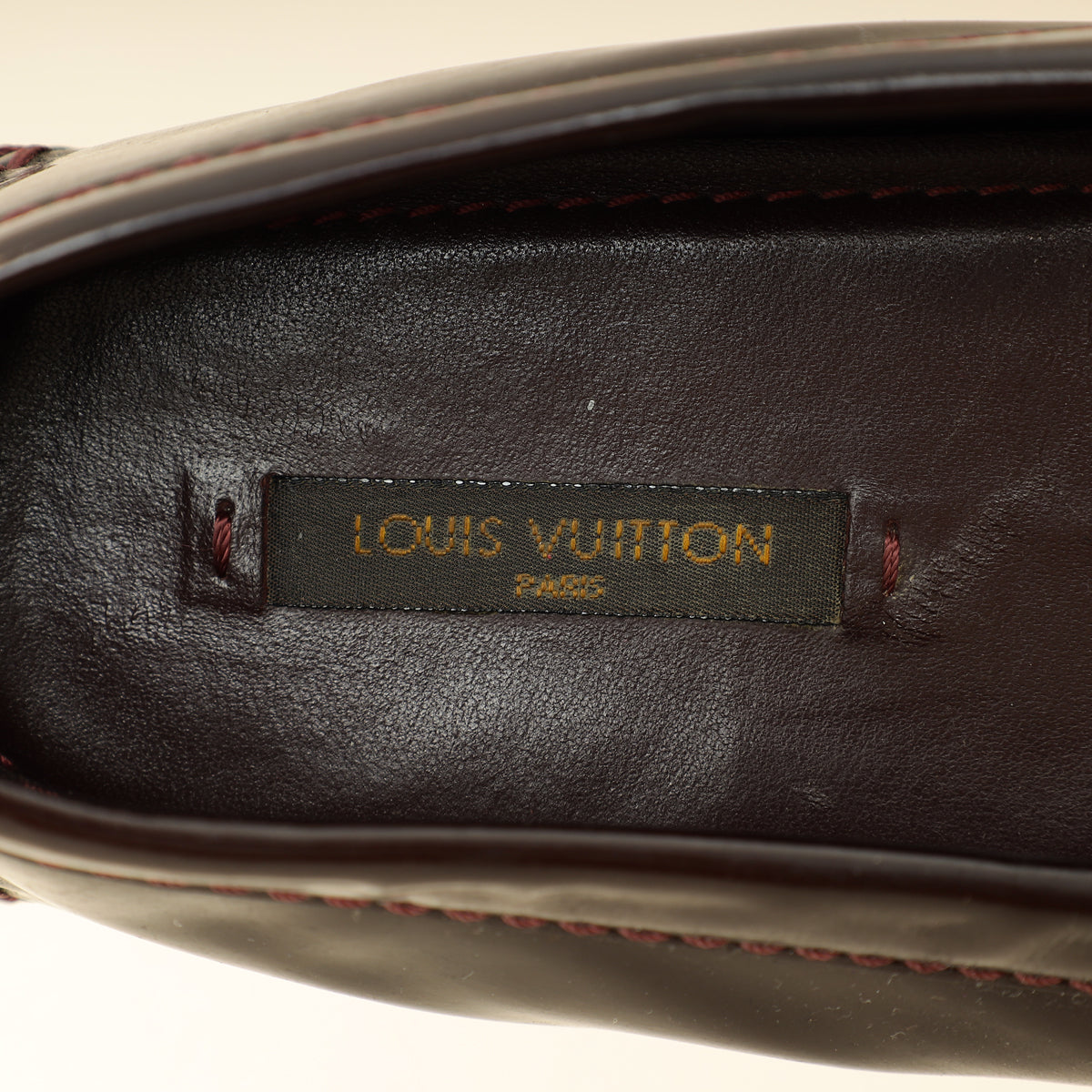 Louis Vuitton Amarante Initial Loafers 38
