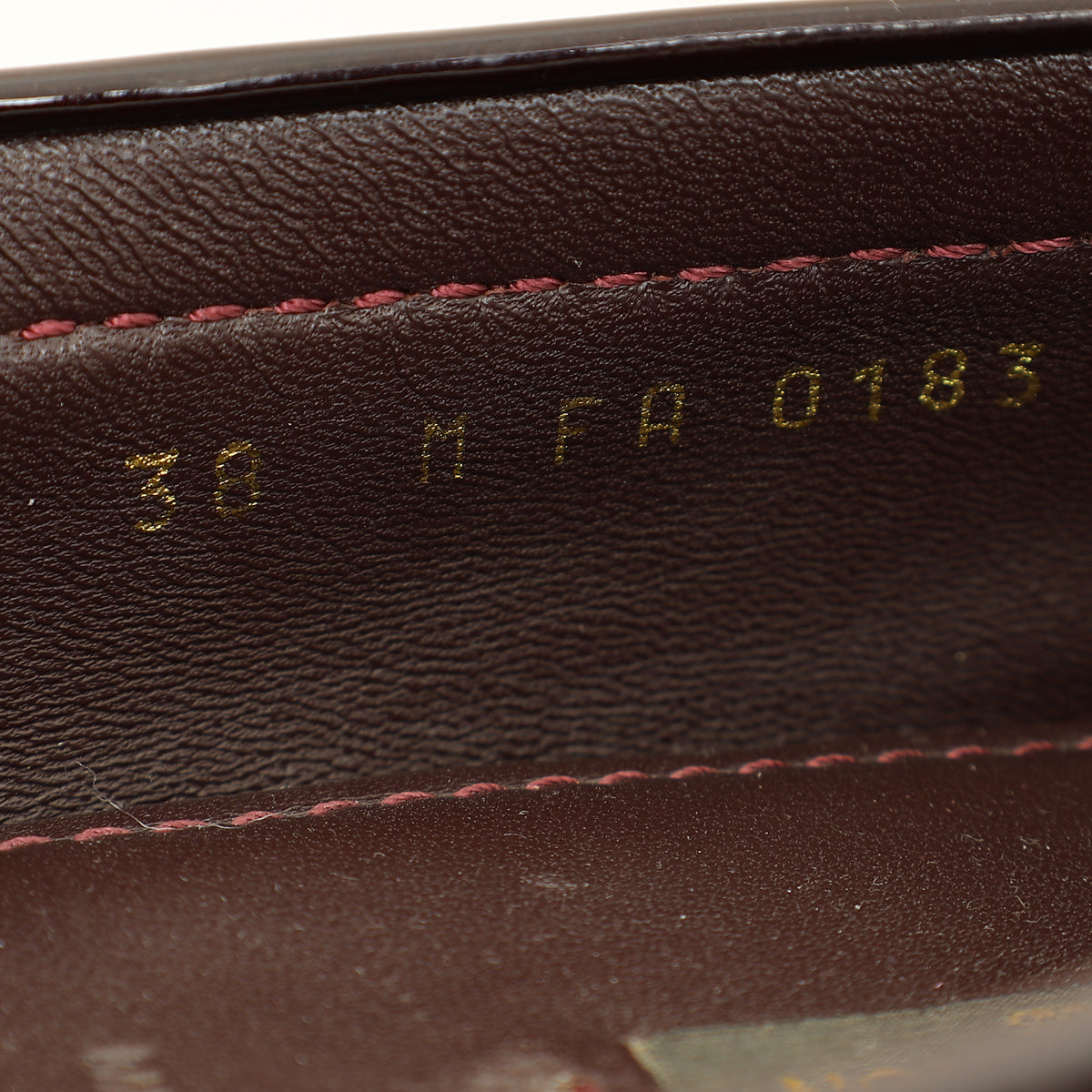 Louis Vuitton Amarante Initial Loafers 38