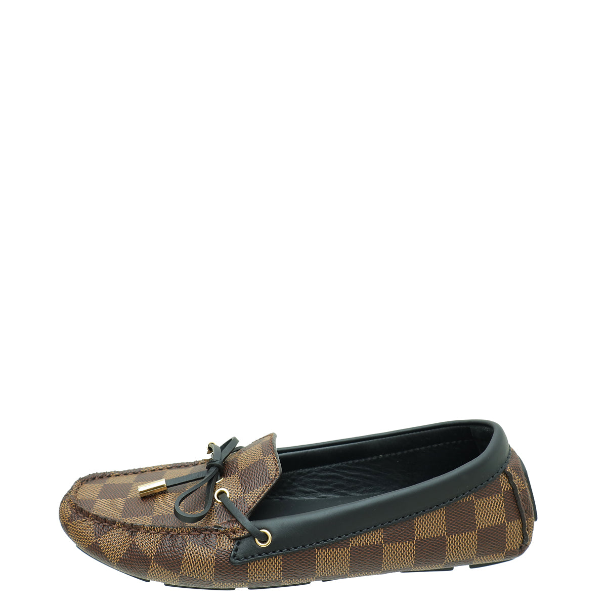 Louis Vuitton Damier Ebene Driver Moccasin Loafer 38