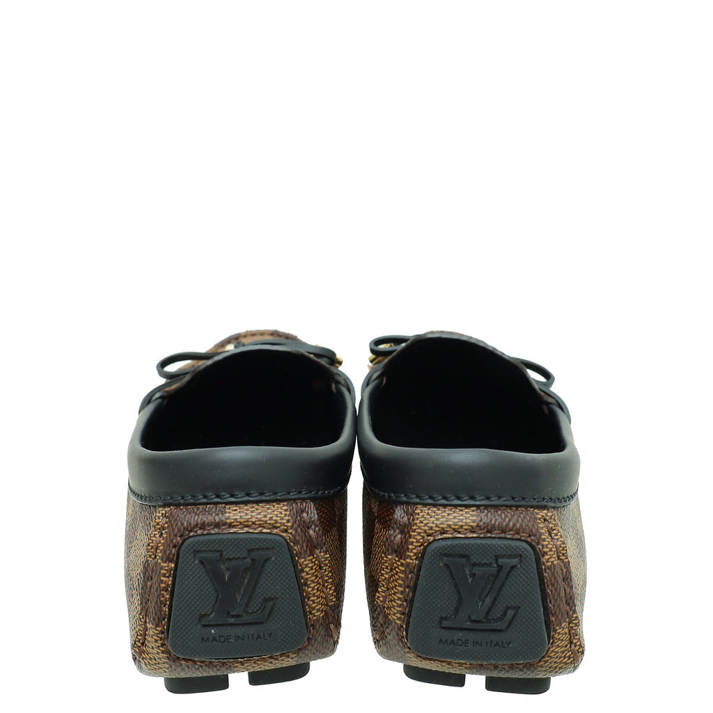 Louis Vuitton Damier Ebene Driver Moccasin Loafer 38