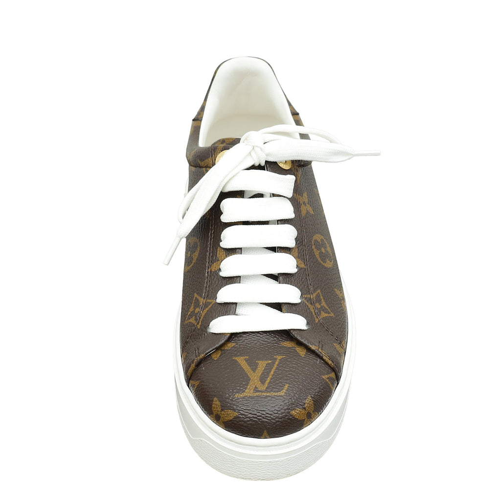 Louis Vuitton Monogram Time Out Sneaker 38