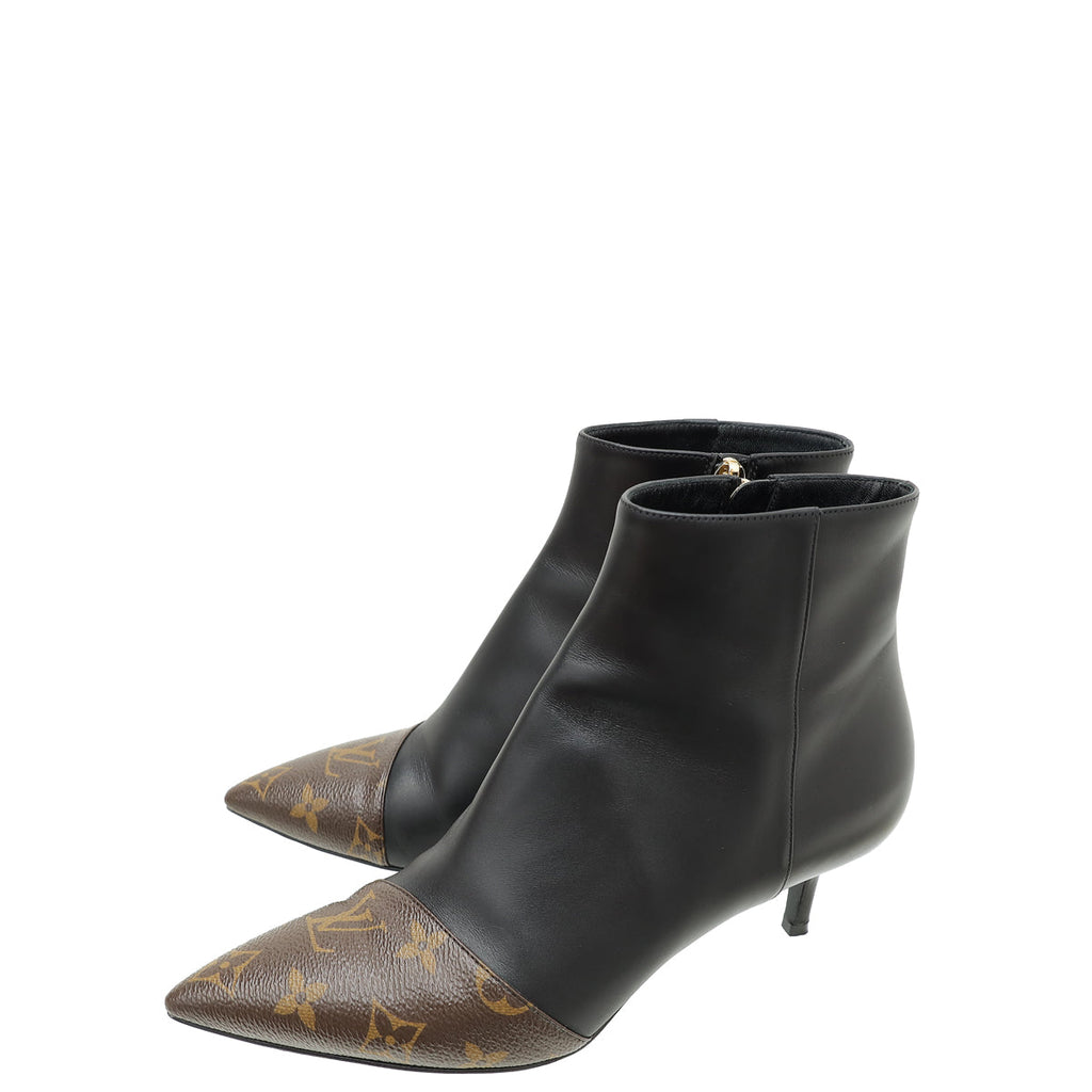 Louis Vuitton Bicolor Cherie Ankle Boots 38