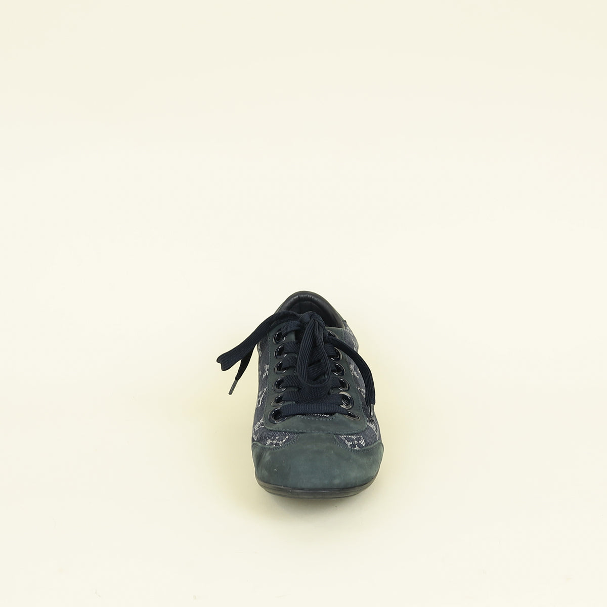 Louis Vuitton Blue Monogram Denim Sneaker 38