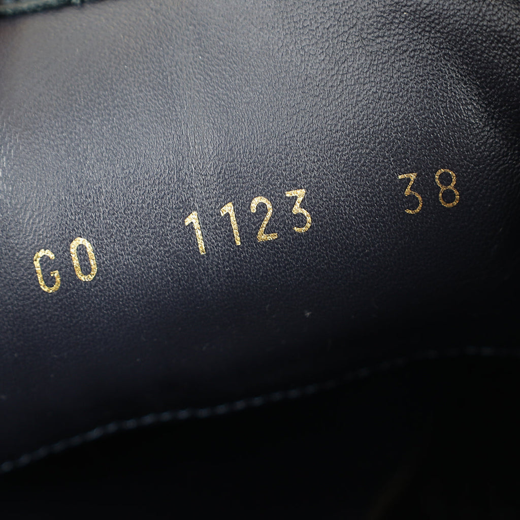 Louis Vuitton Blue Monogram Denim Sneaker 38