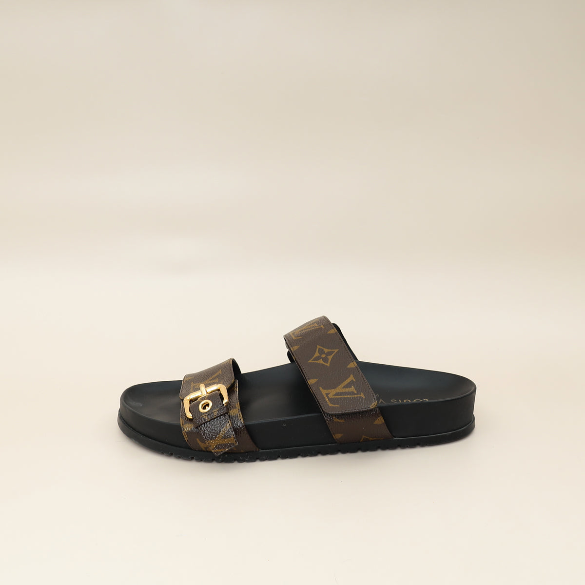 Louis Vuitton Monogram Bom Dia Flat Mules 38