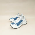Louis Vuitton Bicolor Monogram Denim Run 55 Sneaker 38