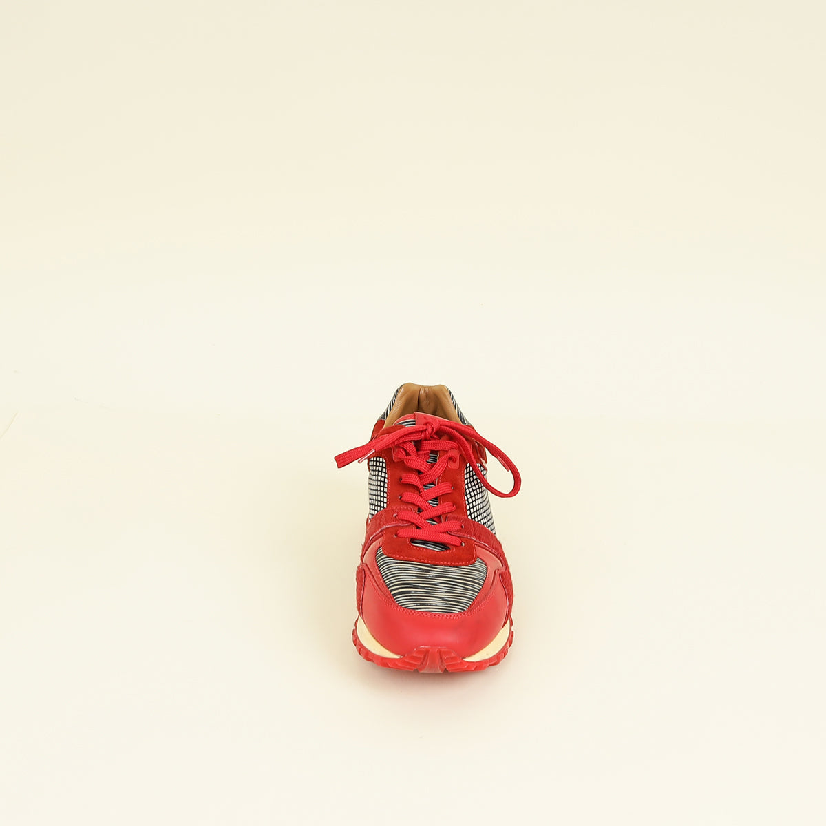 Louis Vuitton Red Run Away Sneakers 38
