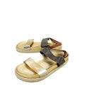 Louis Vuitton Monogram Metallic Gold Odyssey Sandal 38