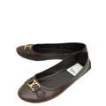 Louis Vuitton Brown Oxford Ballerina Flat 39.5