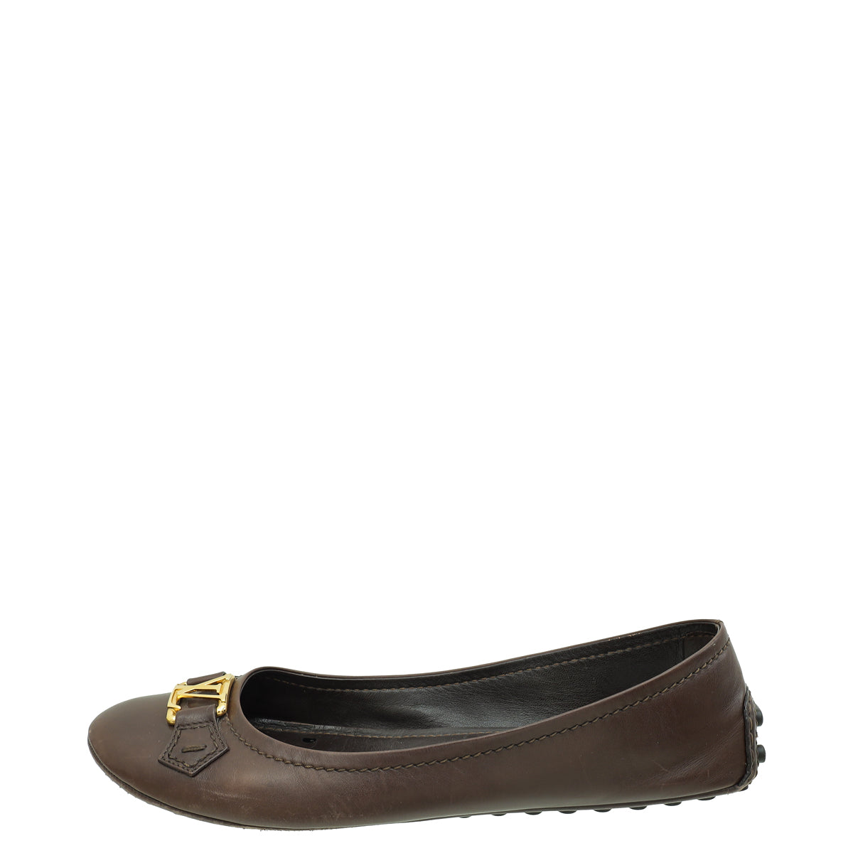 Louis Vuitton Brown Oxford Ballerina Flat 39.5